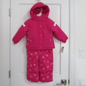 Toddler Girls Osh Kosh Snowsuit Jacket and Snow Pants Set NWT 24M